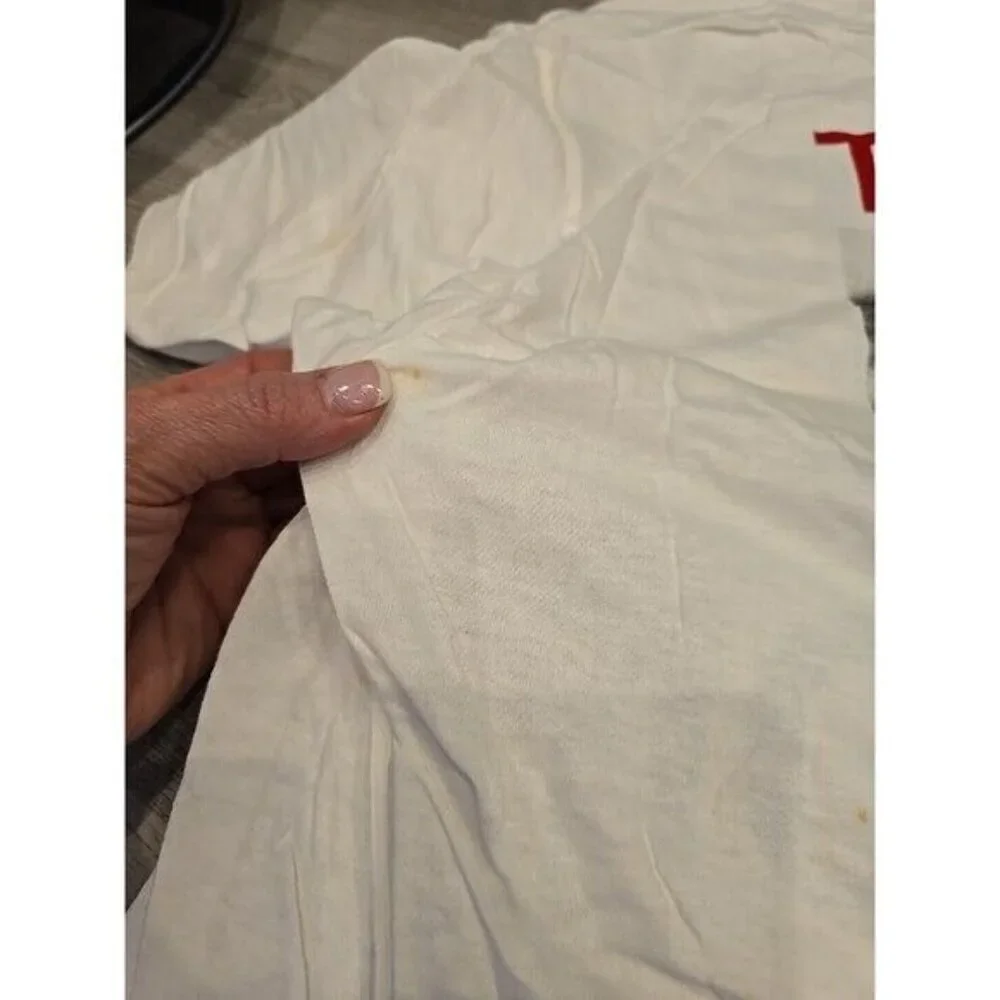 Free Mike Tyson T Shirt Is Innocent USA DeadStock BOXING Single Stitch Vintage - Picture 7 of 16